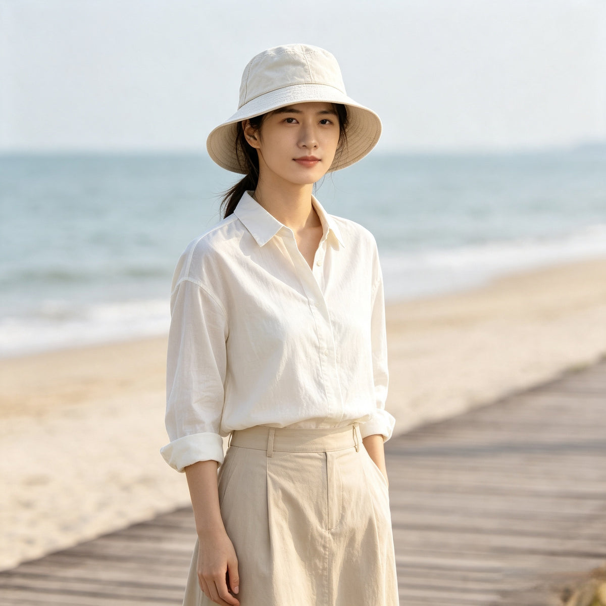 Silver Fiber EMF Shielding Bucket Hat