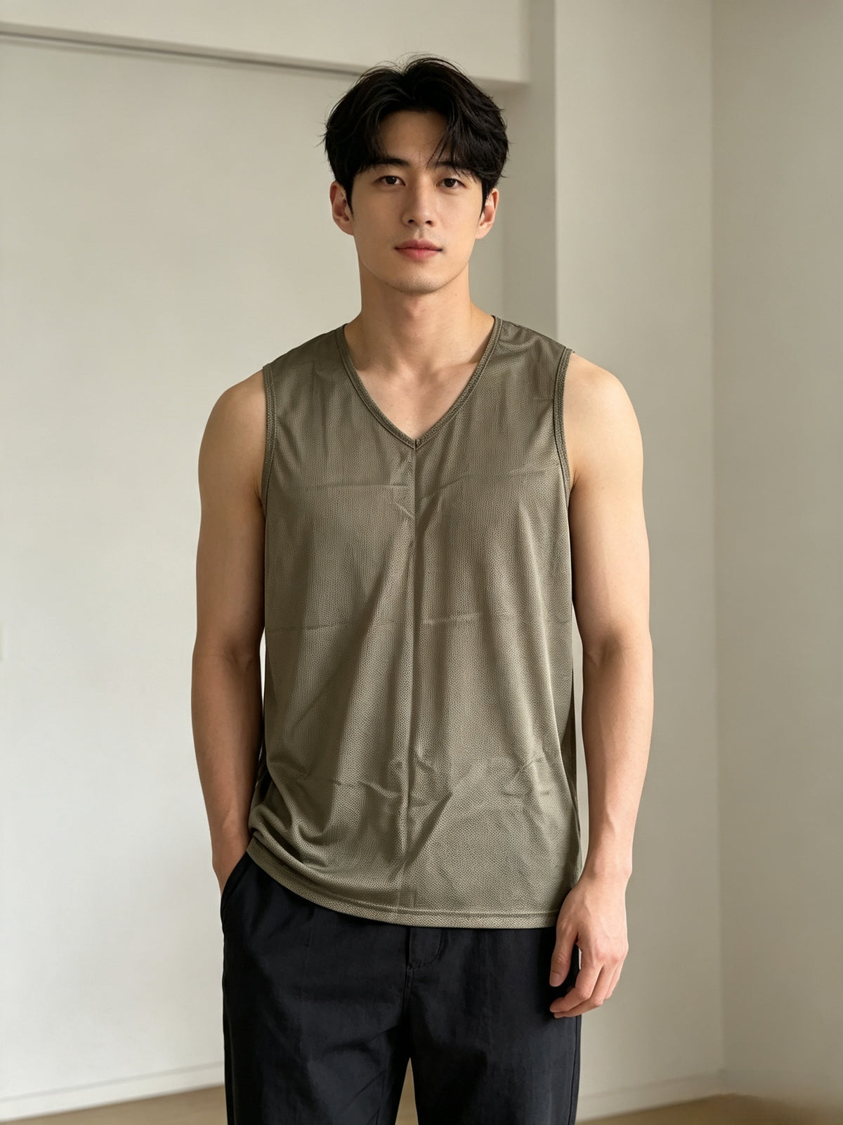 Silver Fiber EMF Shielding Bird's Eye Tank Top & Capri Pants