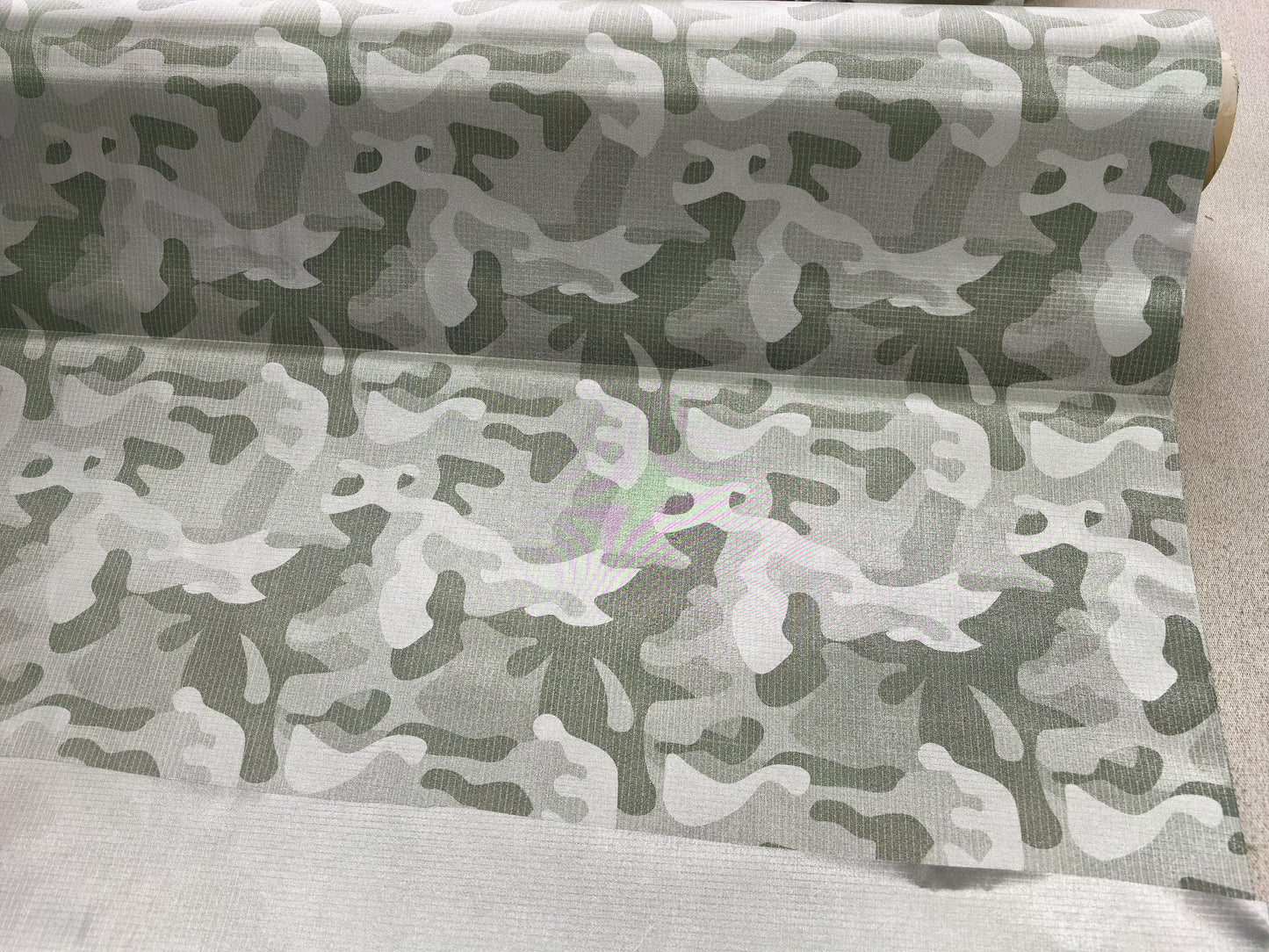 Camo Nickel Copper Polyester EMF Shielding Faraday Fabric