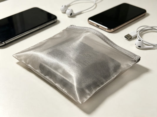 Nickel-Copper Fiber Translucent Faraday EMF Blocking Fabric