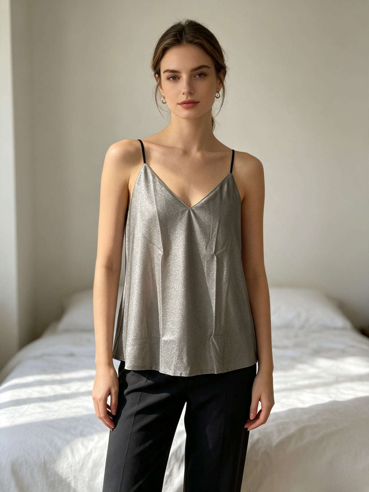 Silver Fiber EMF Shielding Women's Camisole