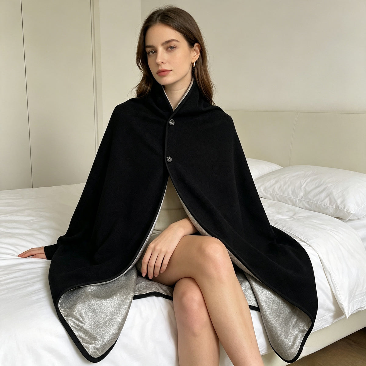 EMF Shielding Multi-Functional Shawl