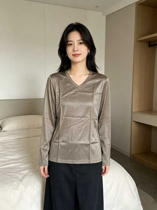 Silver Fiber EMF Shielding Women's Long Sleeve Top & Long Pants