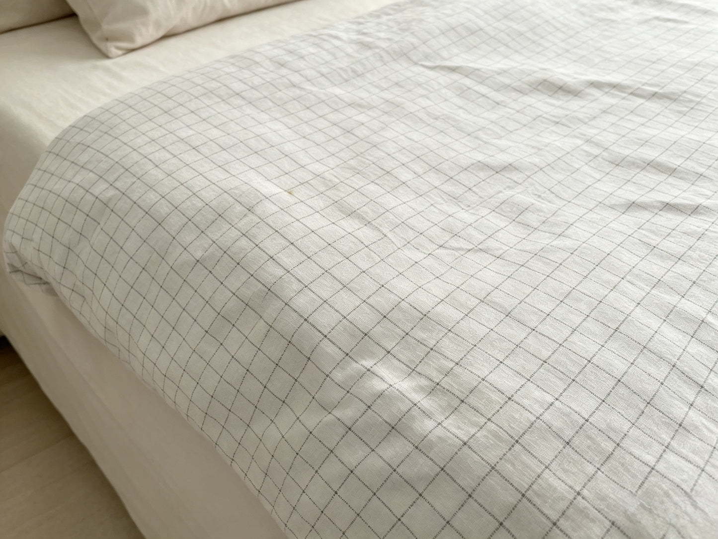 Silver Cotton Grid EMF Faraday Shield Fabric