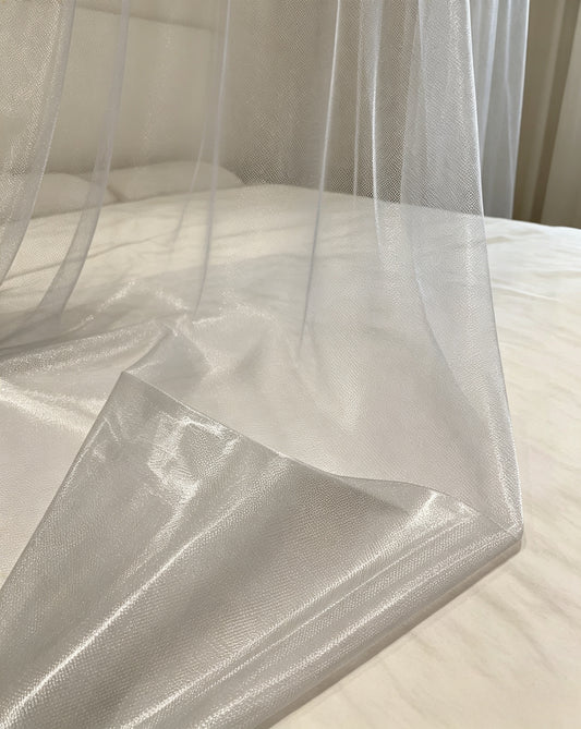 Mesh Silver Fiber EMF Shielding Faraday Fabric