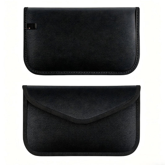 Anti-Tracking RFID GPS Leather Faraday Case