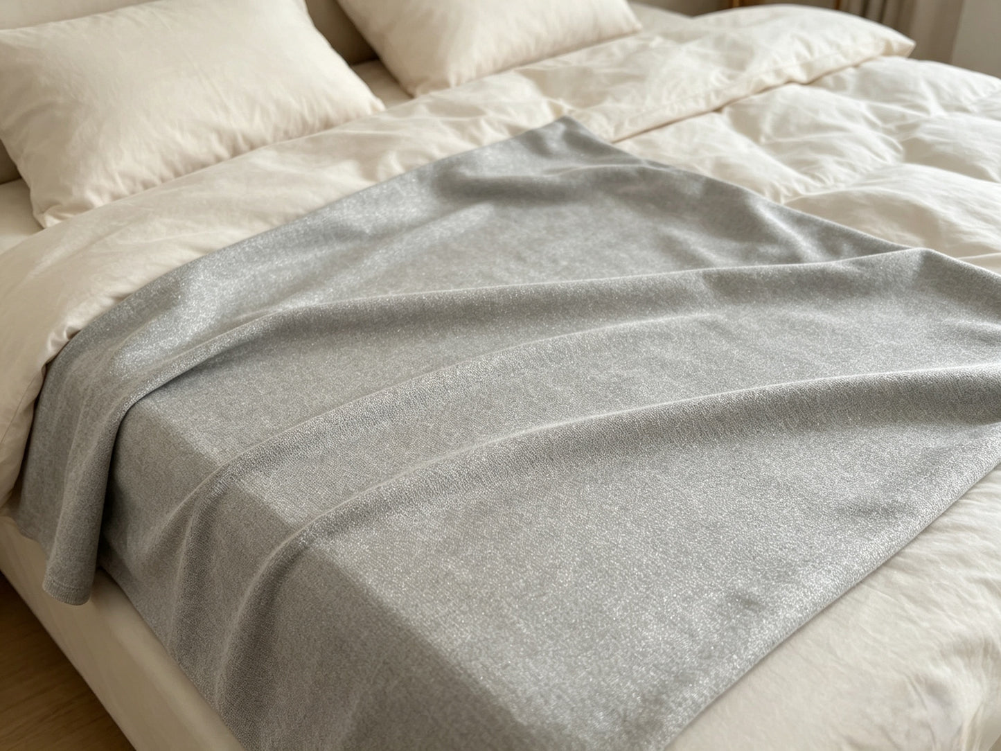 Pure Silver Four-way Stretch Silver Fiber Faraday EMF Blocking Fabric