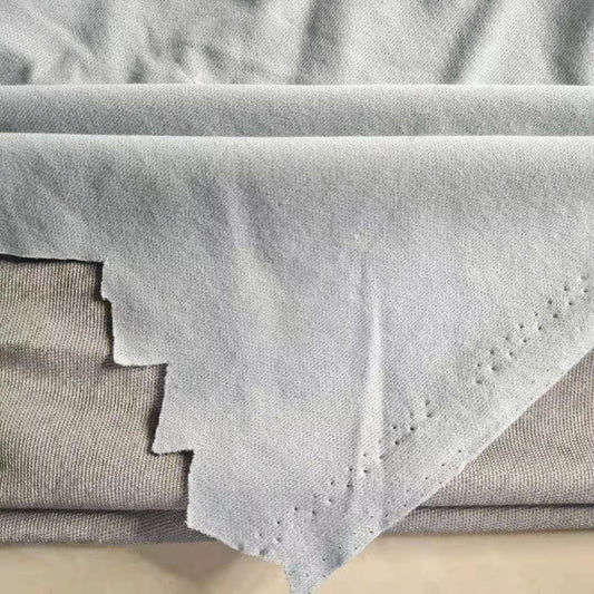 Gray Silver Cotton Silver Fiber Faraday EMF Blocking Fabric