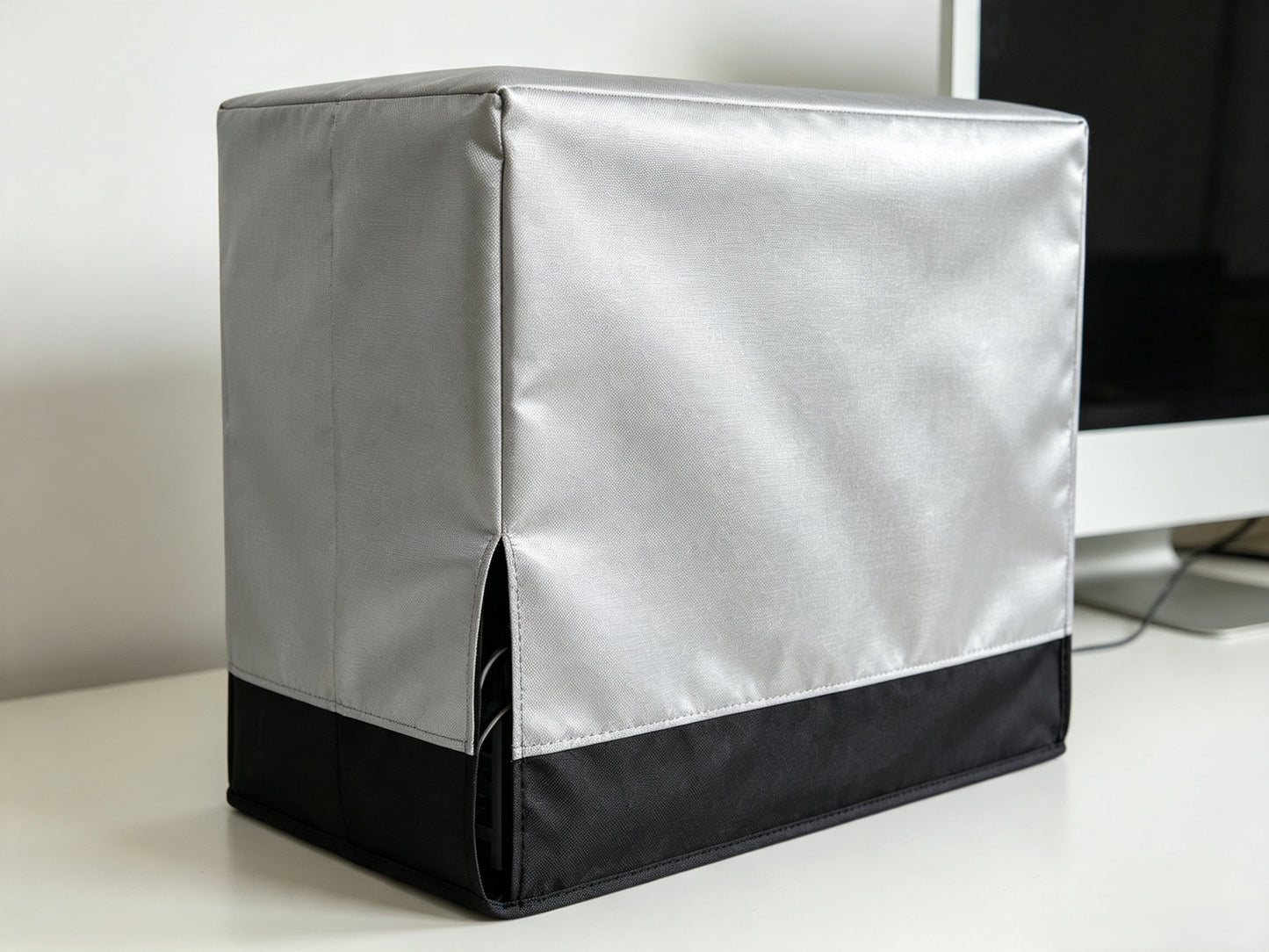 Single-Side Black Nickel-Copper Fiber Faraday EMF Blocking Fabric