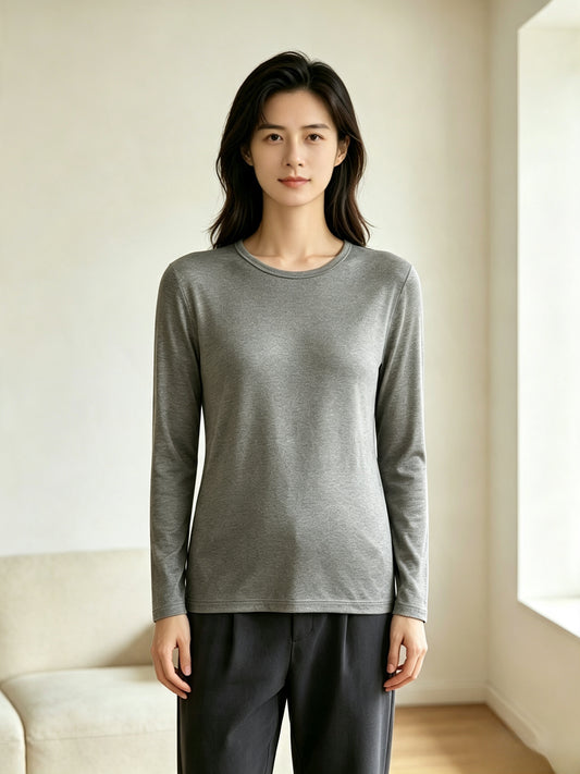 Silver Fiber EMF Shielding Women's Long Sleeve Top & Long Pants