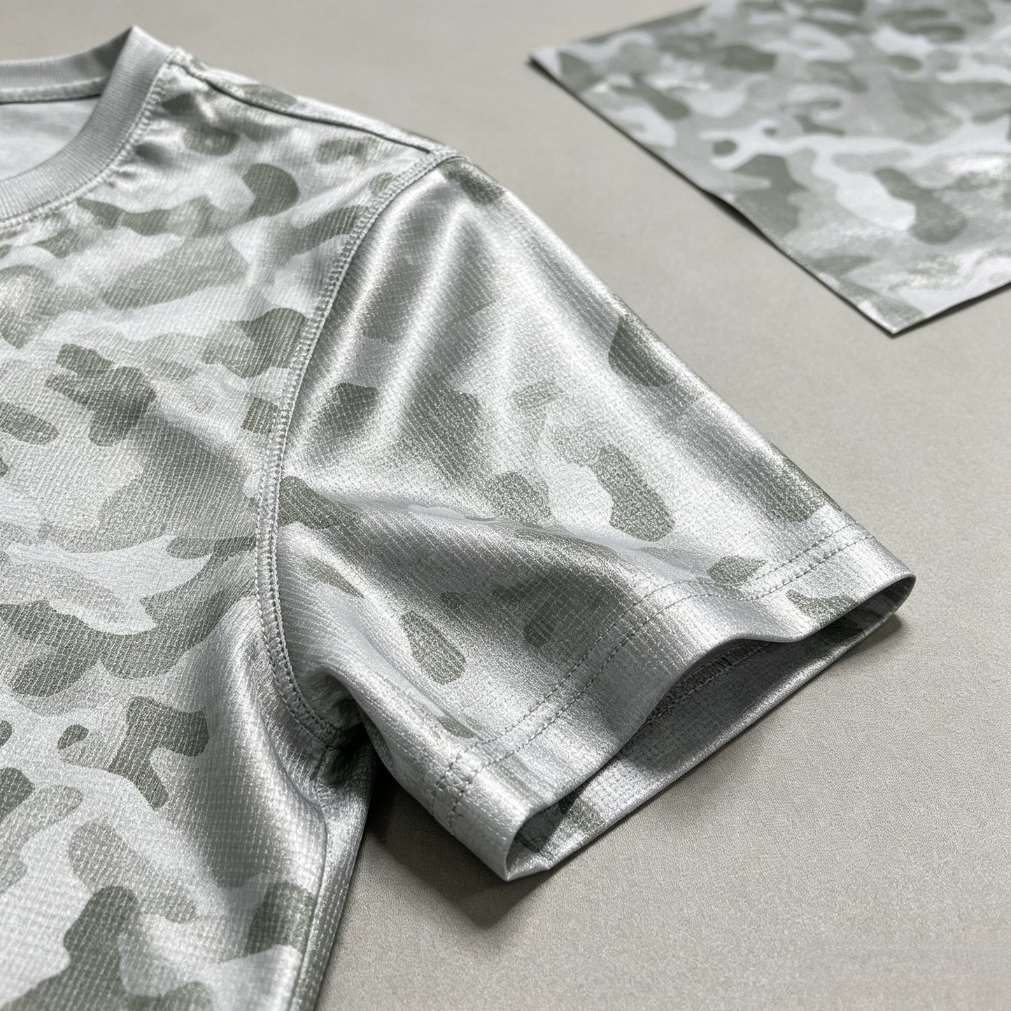 Camo Nickel Copper Polyester EMF Shielding Faraday Fabric