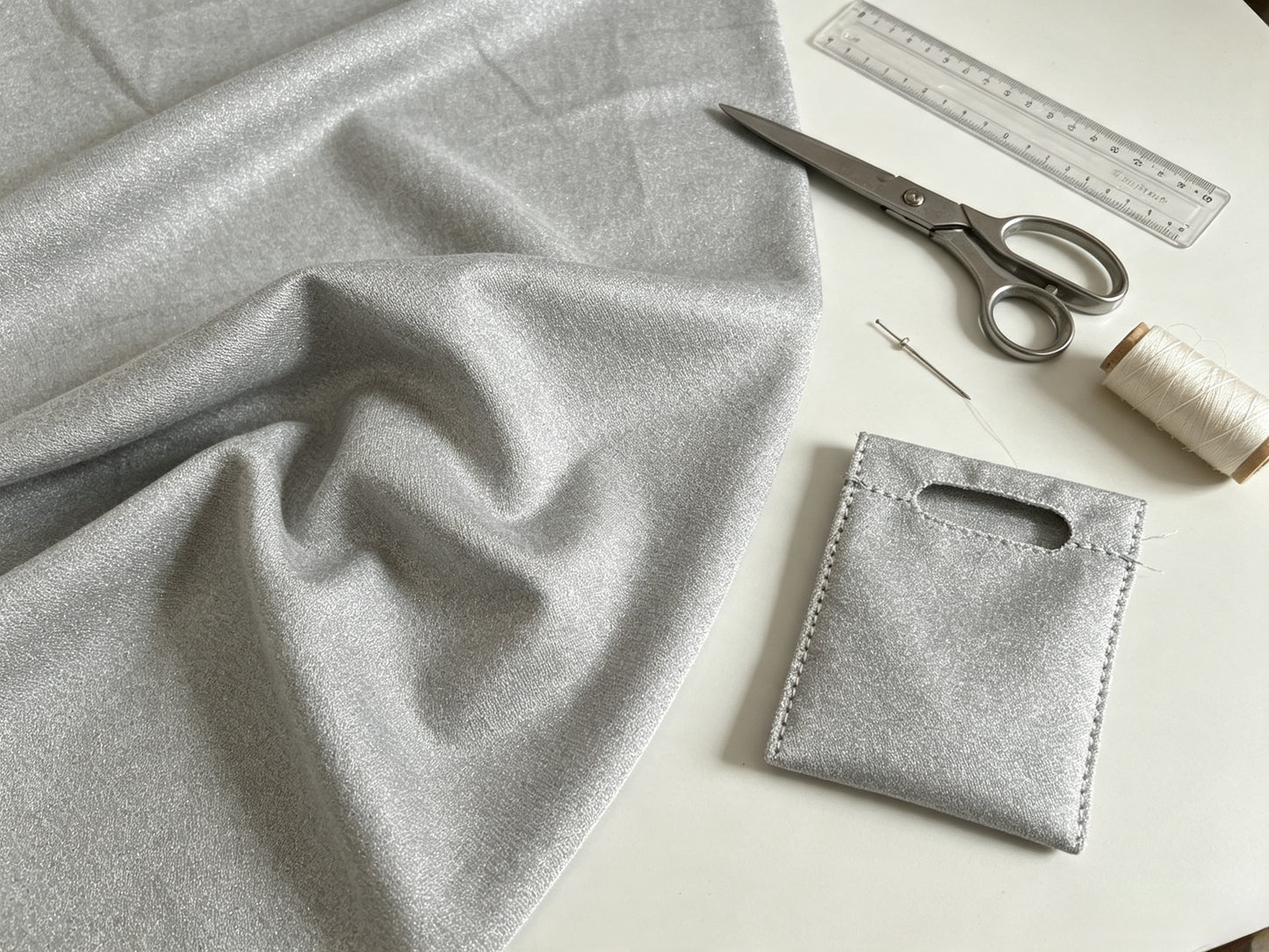 Pure Silver Four-way Stretch Silver Fiber Faraday EMF Blocking Fabric