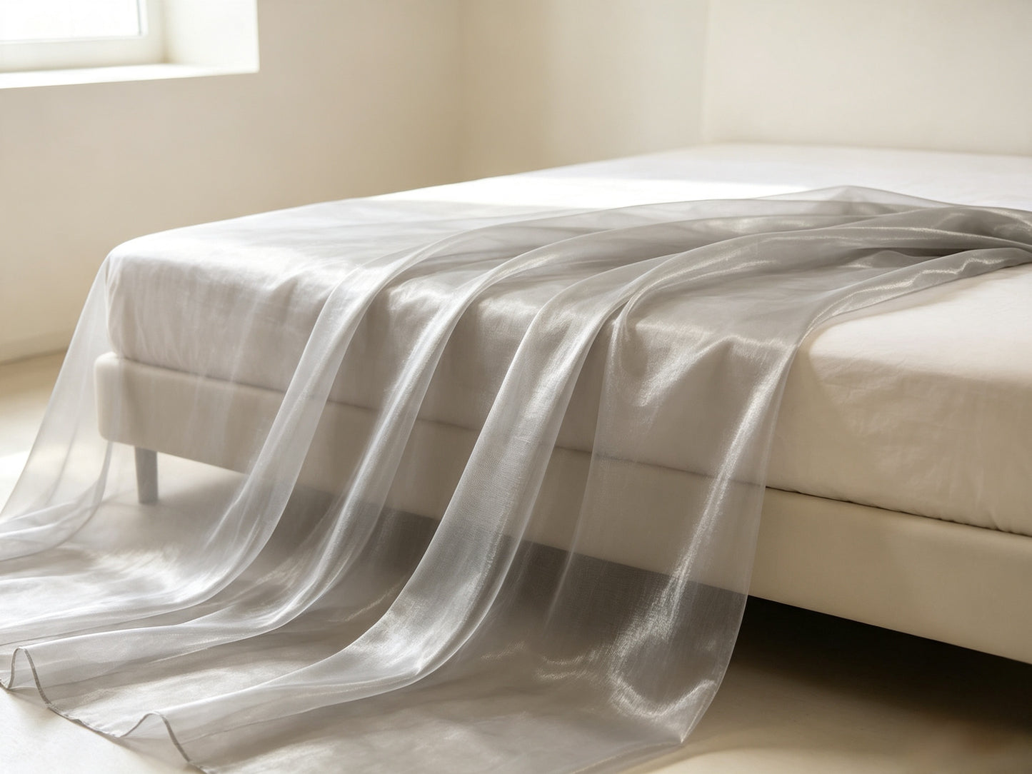 Nickel-Copper Fiber Translucent Faraday EMF Blocking Fabric