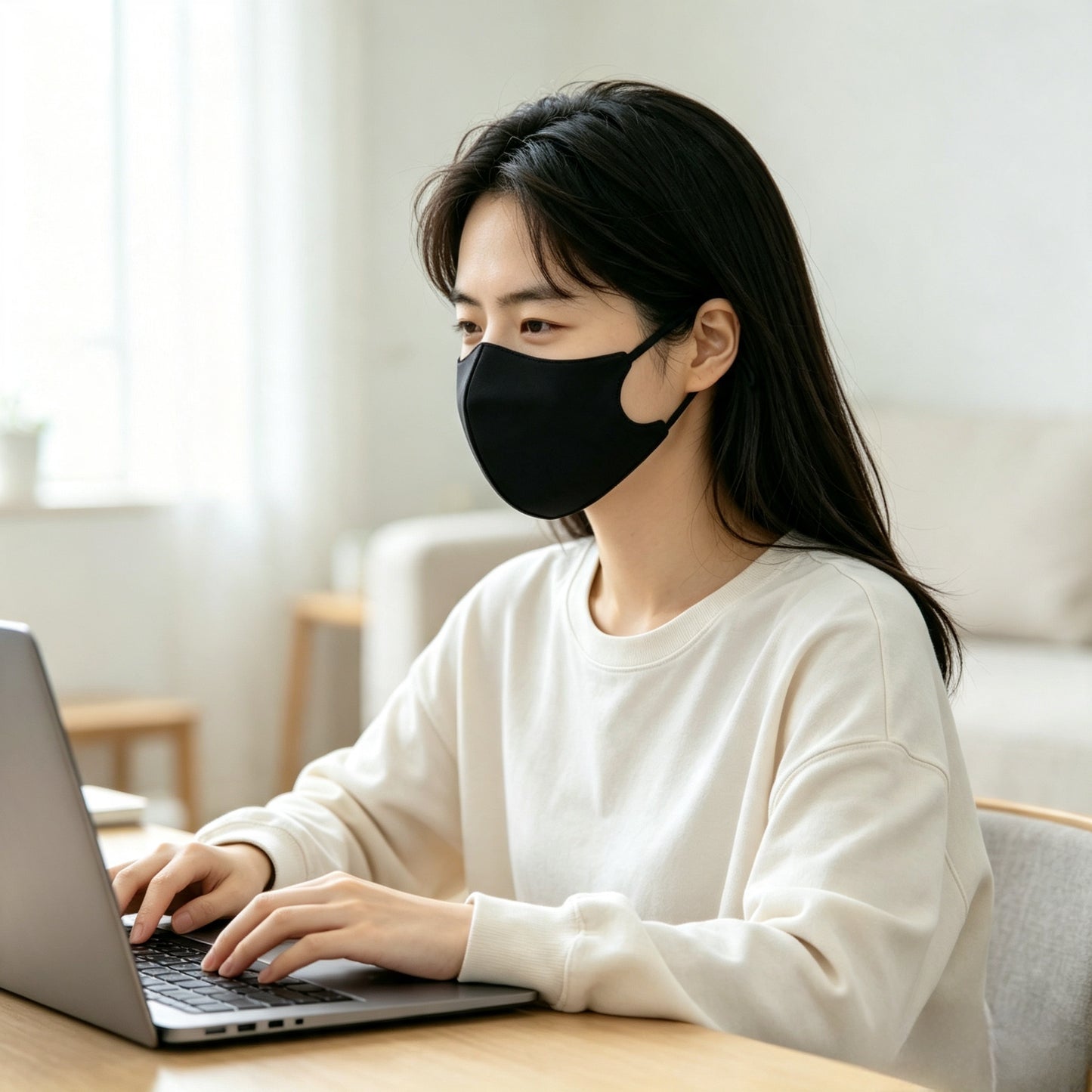 Black EMF Protection Mask
