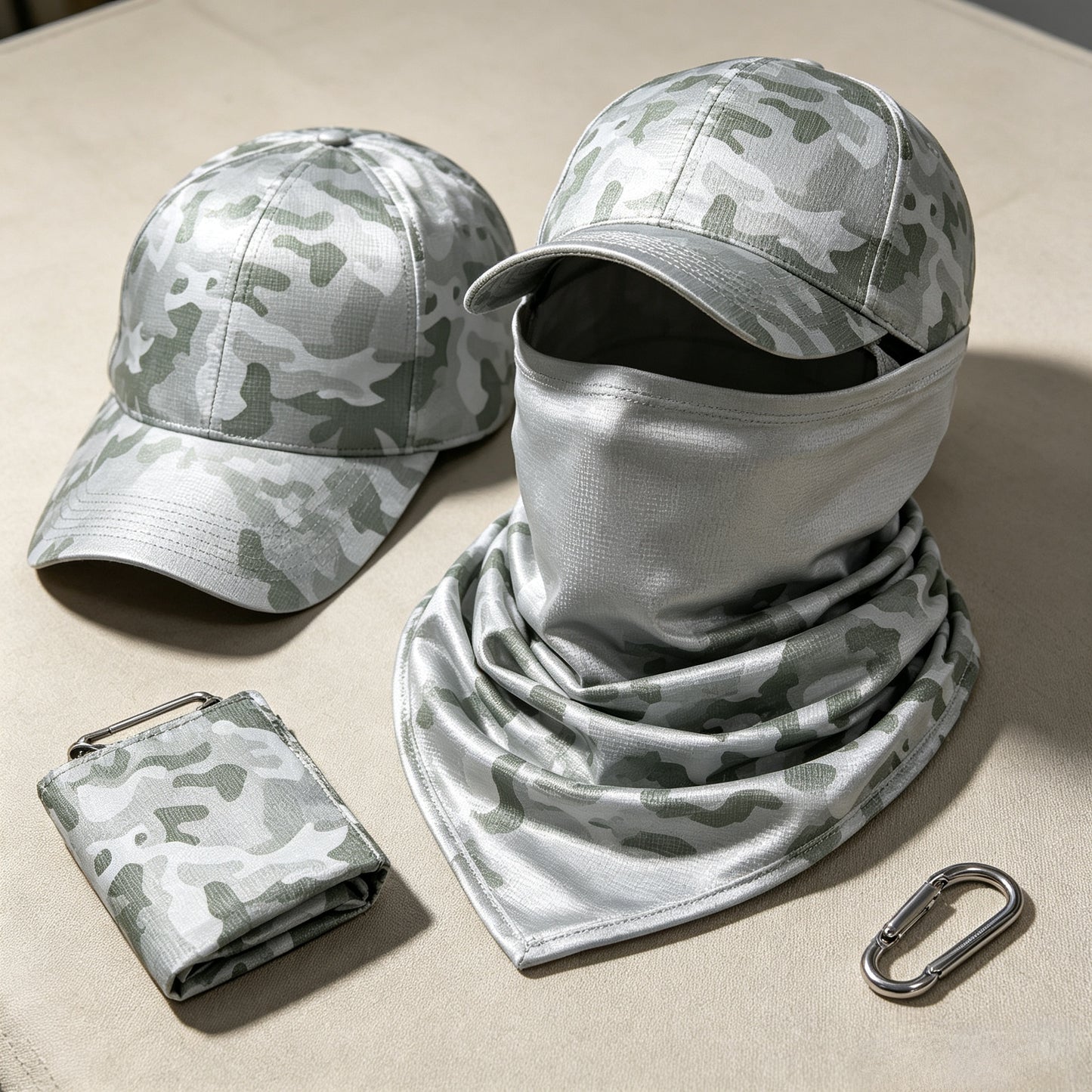 Camo Nickel Copper Polyester EMF Shielding Faraday Fabric