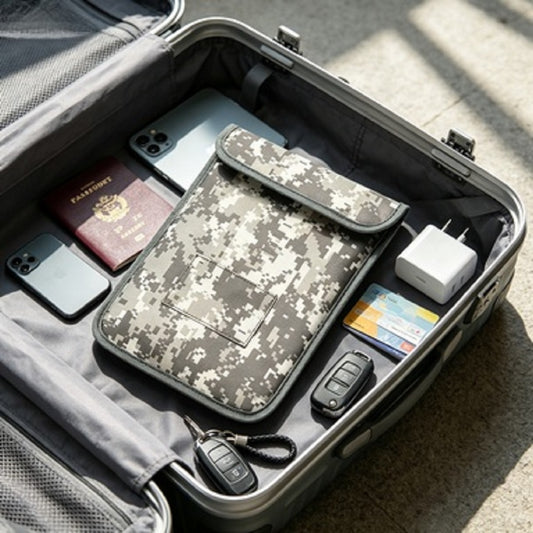 Camouflage Nickel Copper EMF Shielding Faraday Bag