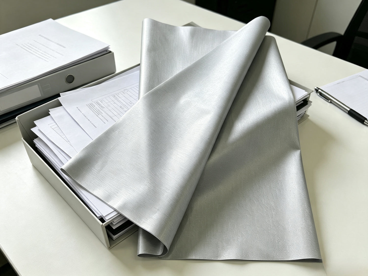 Flame Retardant Nickel-Copper Fiber Faraday EMF Blocking Fabric