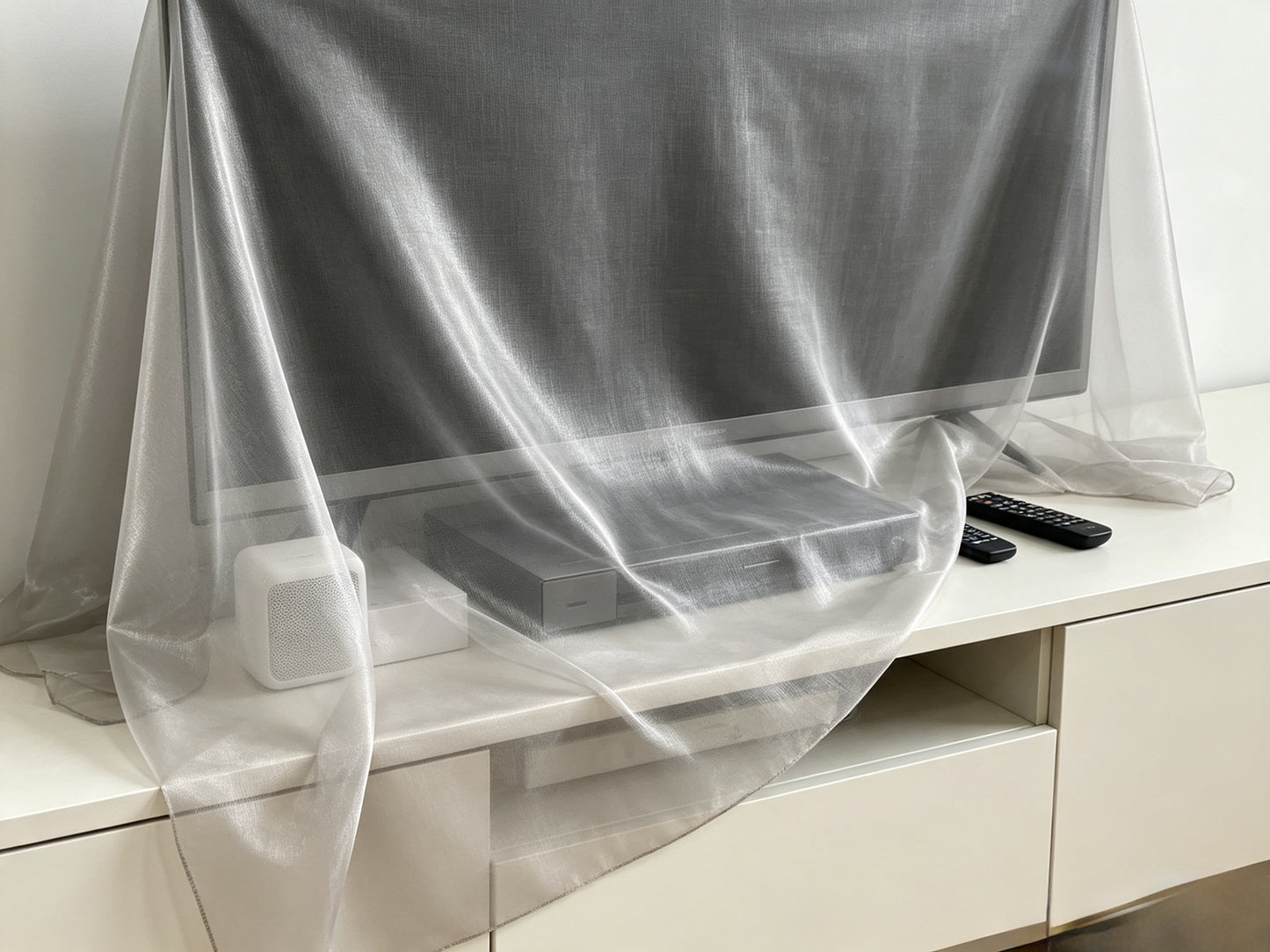 Nickel-Copper Fiber Translucent Faraday EMF Blocking Fabric