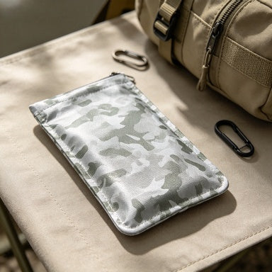 Camo Nickel Copper Polyester EMF Shielding Faraday Fabric