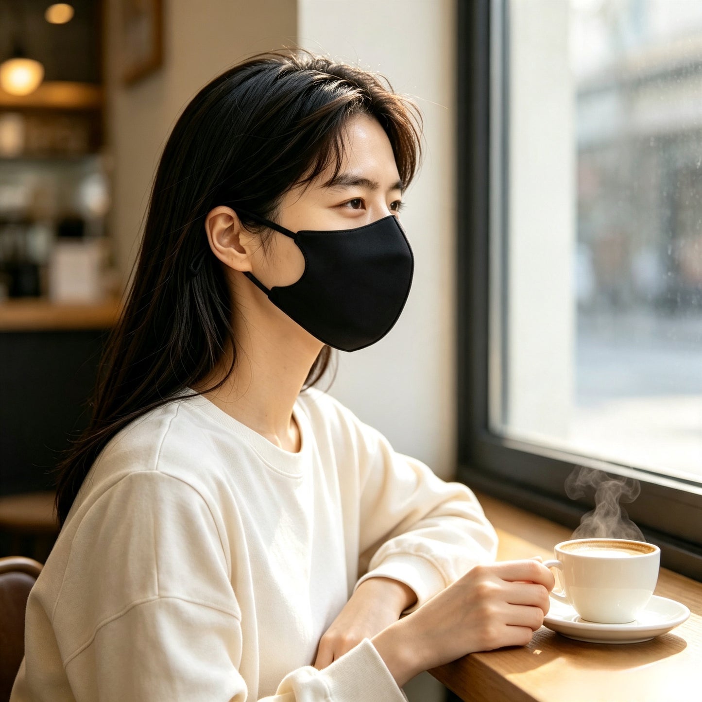Black EMF Protection Mask