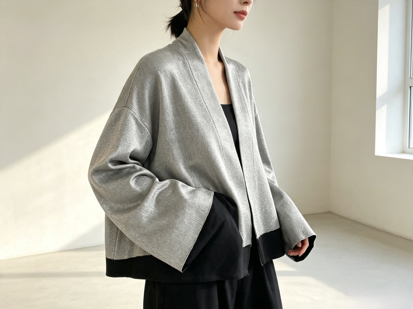 Black Silver Cotton Silver Fiber Faraday EMF Blocking Fabric
