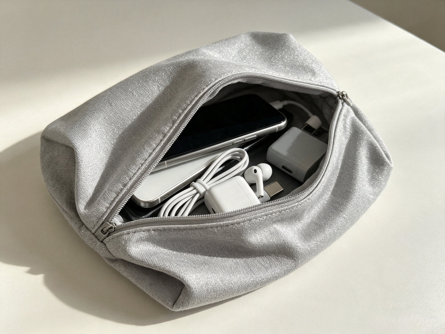 Pure Silver Four-way Stretch Silver Fiber Faraday EMF Blocking Fabric