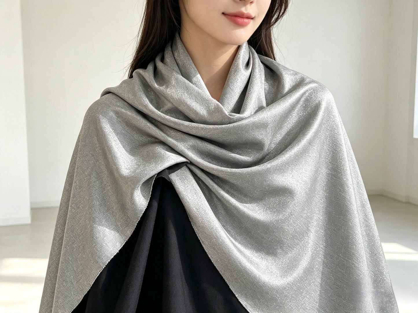 Black Silver Cotton Silver Fiber Faraday EMF Blocking Fabric