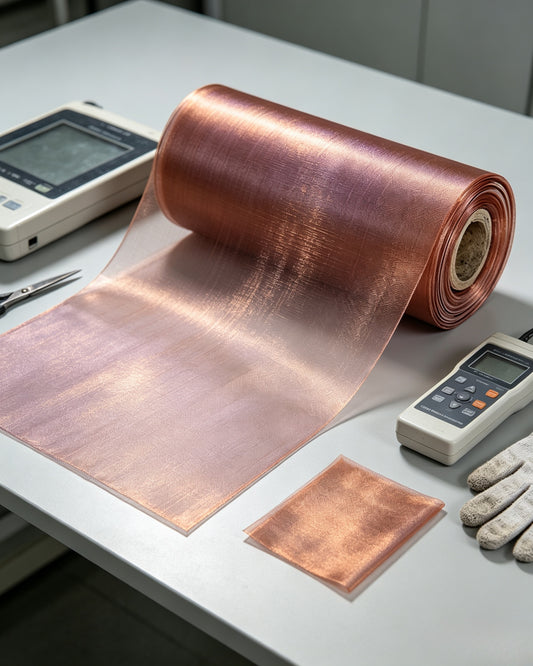 Mesh Copper Fiber EMF Shielding Faraday Fabric