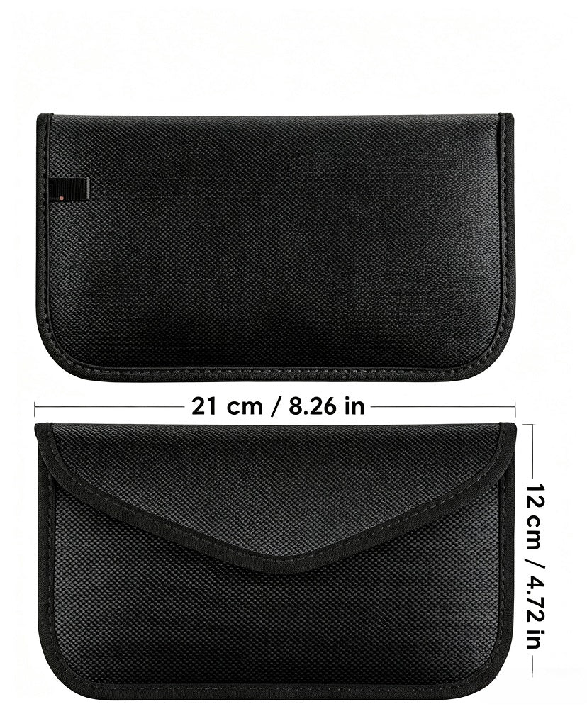 Anti-Tracking RFID GPS Leather Faraday Case