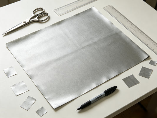 Flame Retardant Nickel-Copper Fiber Faraday EMF Blocking Fabric