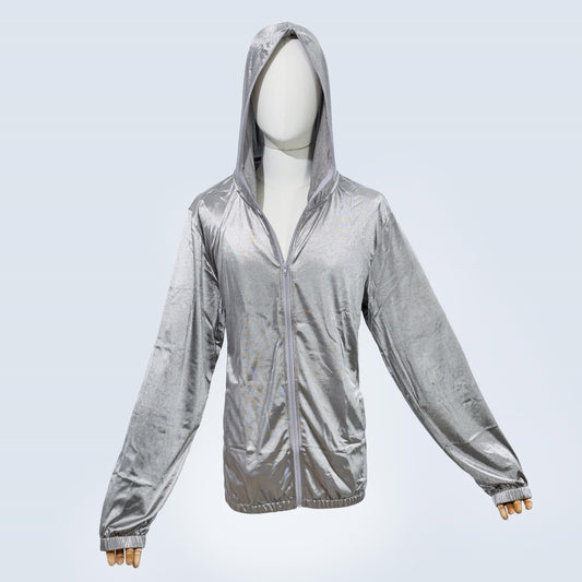Silver Fiber EMF Shielding Shiny Sweatshirt & Sweatpants