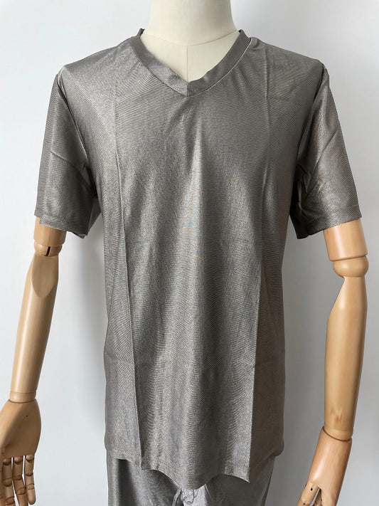 Silver Fiber EMF Shielding Men's Short Sleeve T-Shirt