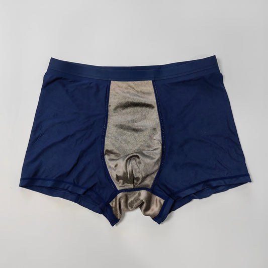 Silver Fiber EMF Shielding Men's Navy Underwear
